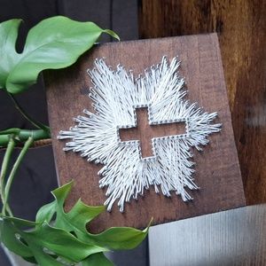 Cross Handmade Nail Art